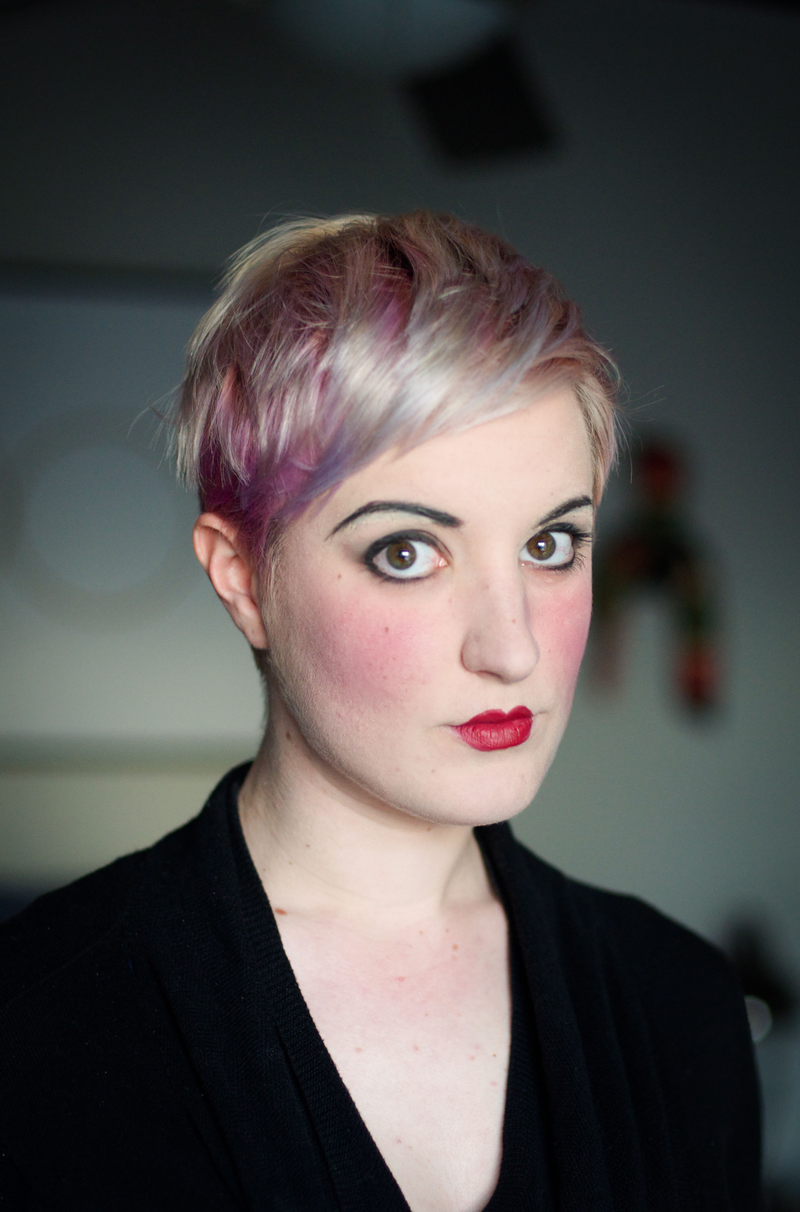 Yours truly in a '20s-inspired look.